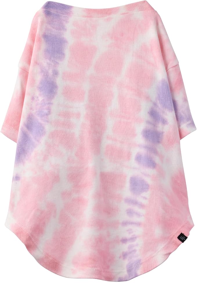 Pet Passion Toby II Dog T-Shirt, 3 Pack, Pink Tie Dye, X-Large | GOTS-certified organic cotton short-sleeve tee. Breathable, soft & sustainable for everyday wear.