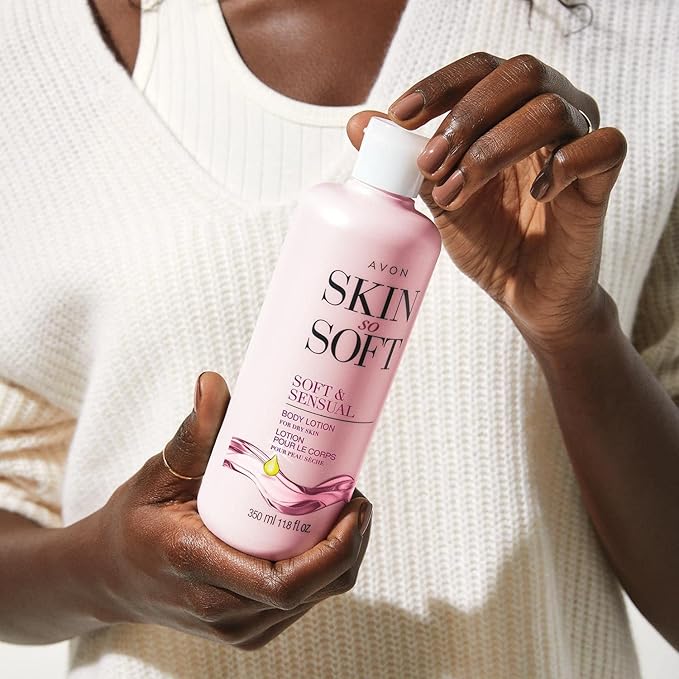 Skin So Soft Soft & Sensual Body Lotion with Argan Oil – 24+ Hour Moisturization, Spicy Floral Jasmine Scent, Dermatologically Tested, 11.8 fl. oz.