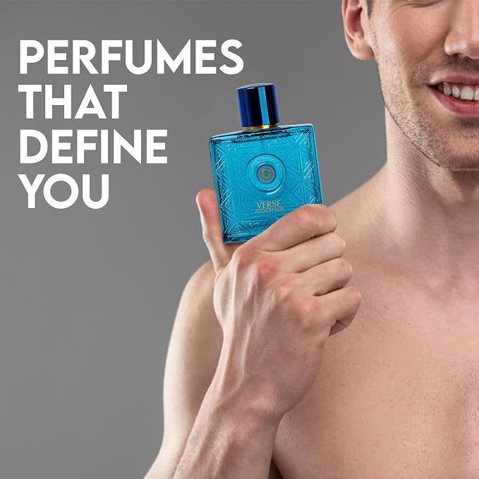 Verse Adonis&Choco Musk Combo Men Cologne 3.4 Fl. Oz Men's Perfume Refreshing Combination of Woody Floral & Fruity Scents Eau De Parfum for Men Lasts All Day Best Gift for Any Occasion