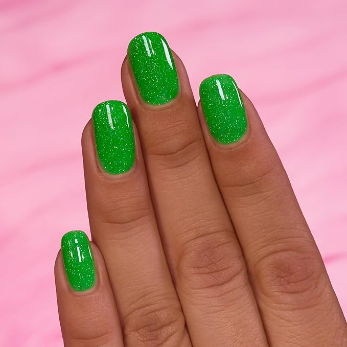 ILNP Jellybean - Candy Green Holographic Jelly Nail Polish