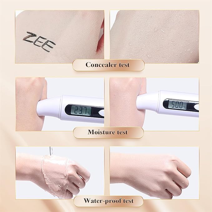 Mushroom Head Air Cushion CC Cream - BB Cream Face Makeup Foundation for Mature Skin Moisturizing Concealer Brighten Long-Lasting, Even Skin Tone for All Skin Types (2PCS Natural)