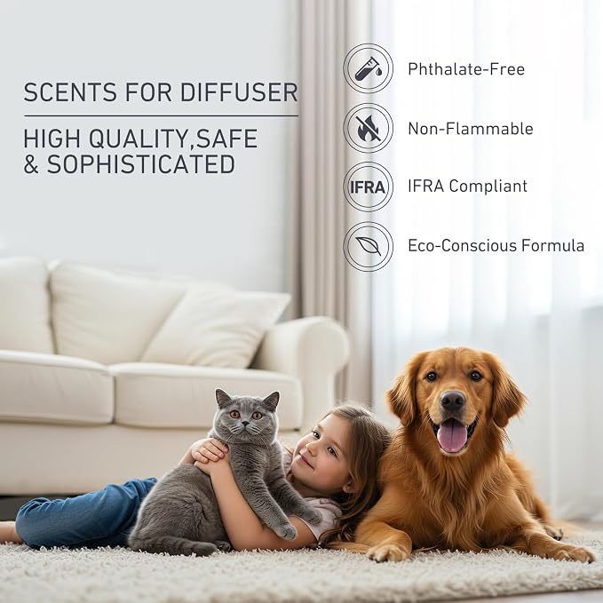 Paper Santal Hotel Collection Diffuser Oil – 100mL Luxury Aromatherapy Essential Oil for Diffusers & Waterless Diffusers – Premium Fragrance for Home & Office