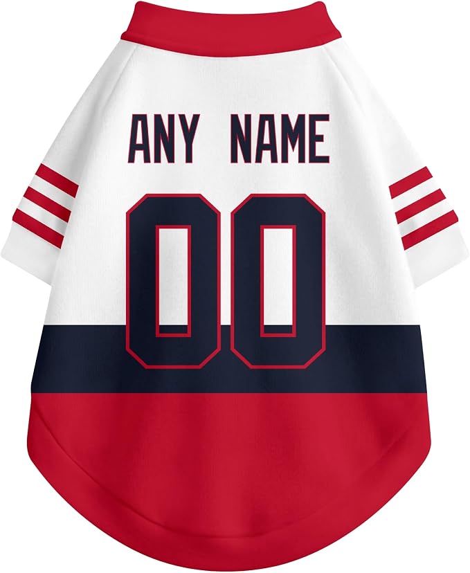 Columbus Dog Clothes Personalized Pet T Shirt for Dogs Gift | Custom Name Number Jersey Style Pet Shirt for Dog