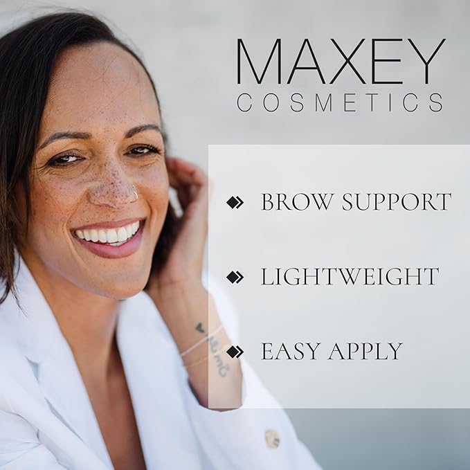 MaxeyBrow Eyebrow Enhancing Serum – Daily Brow Treatment for the Appearance of Fuller, Thicker, Healthier-Looking Brows – 5 mL