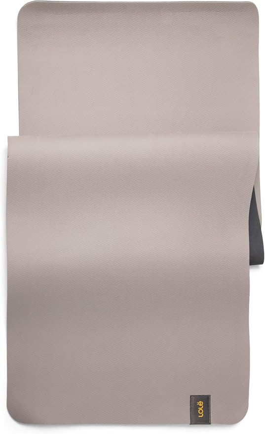 Lolë Pose Yoga Mat for Women with Strap Carrier – Non-Slip 5mm Thick