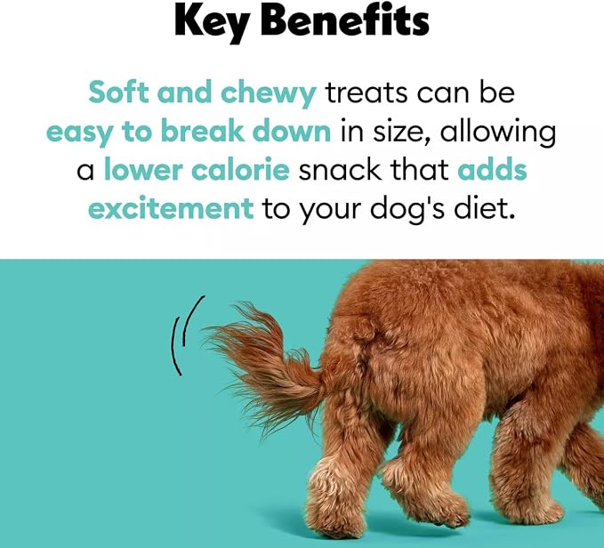 Wiggles and Wags Soft Chews Chicken & Cheese Recipe Bone-Shaped Treats