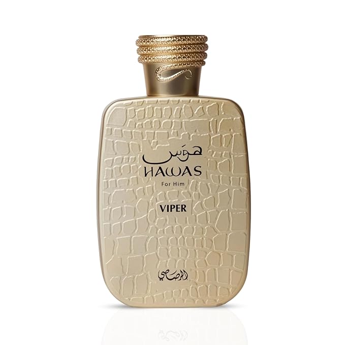 RASASI Hawas Viper Eau de Parfum for Men, 100ml (3.4 oz) Oriental & Rich Scent Spray