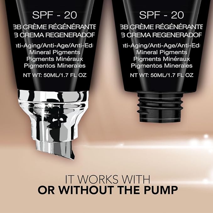 Bellapierre BB Cream SPF 20 – Mineral Sunscreen & Liquid Foundation, Lightweight Face Moisturizer with Buildable Coverage, Matte Finish, Non-Toxic, Paraben-Free, Cruelty-Free – 1.7 oz - Medium