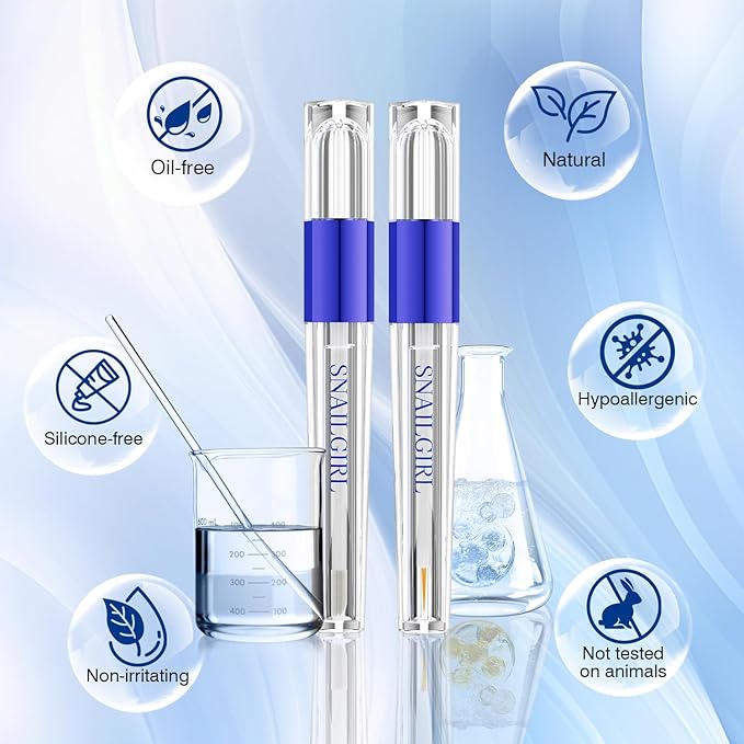 Lash and Brow Serum With 15 Plant Extracts for Longer Lashes，Eyelash and Eyebrow Growth Serum For Thicker and Fuller Lashes