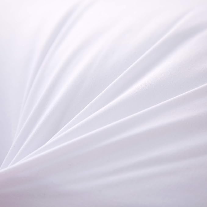 Acanva Throw Pillow Inserts, Euro Sham Form Stuffer with Premium Polyester Micro Fiber, Decorative for Bed, Couch and Sofa, White, 4 Count, (Pack of 1)
