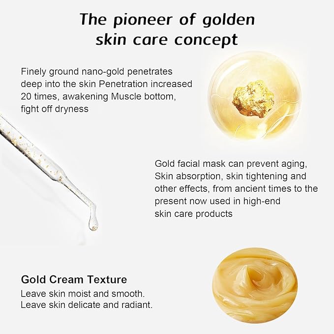 Rednow Gold Foil Peel-Off Mask,Gold Peel Off Face Mask Anti-Wrinkle,98.4% Golden Peel Off Mask,Anti-Aging Gold Face Mask for Moisturizing,Removes Blackheads,Reduces Fine Lines,Cleans Pores(2PCS)