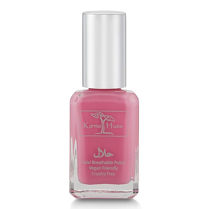Karma Naturals Certified Halal Nail Polish - Breathable & Water Permeable, Wudu Friendly (Almas)