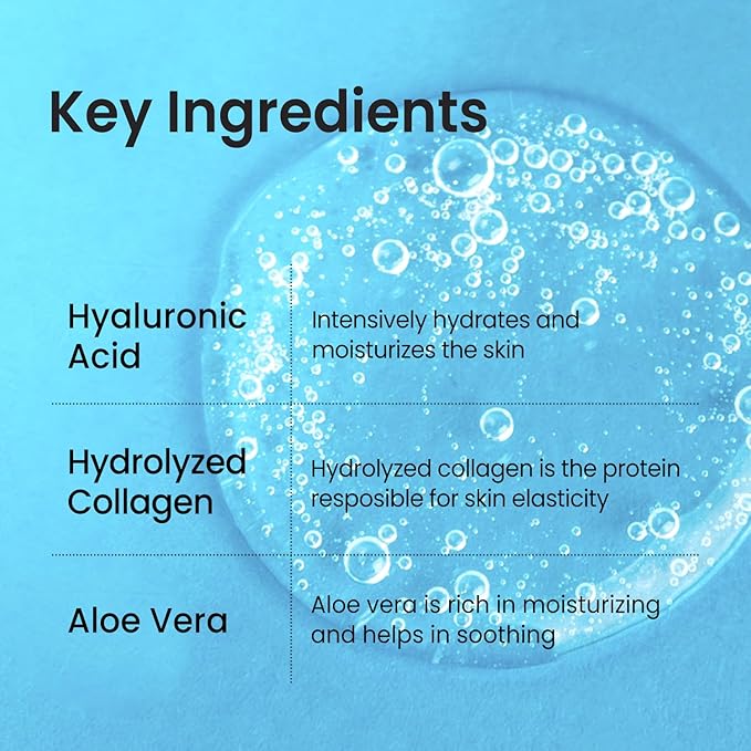 coxir ULTRA HYALURONIC ACID SERUM [50ml/1.69 fl.oz.] | 40% of Hyaluronic acid, Collagen, Cica, Vitamin B5 | Lightweight Daily serum | Hydrating, Smoothing, Calming, Moisturizing