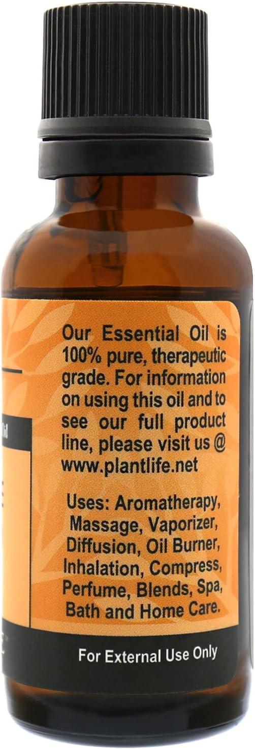 Plantlife Tangerine Aromatherapy Essential Oil - Straight from The Plant 100% Pure Therapeutic Grade - No Additives or Fillers - 30 ml