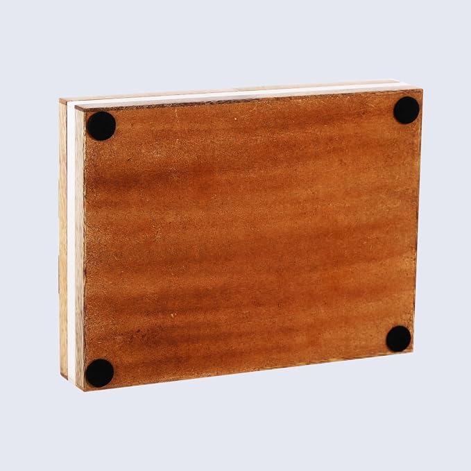 Handicrafts Home White Decorative Storage Box with Lid Wooden Desk Organizer Box Office Storage Box for Workspace Desk Decor Organizer – Resin Inlay Patisserie Delight Collection- 8x6x1.5