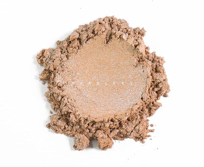 MARBLERS Chunky Natural Mica Powder [Syrup Pearl] 0.11oz (3g) | Highly Pigmented | Non-Toxic, Vegan, Cruelty-Free | Eyeshadow, Body Butter, Nail Polish, Nail Art | Party, Body, Face Makeup