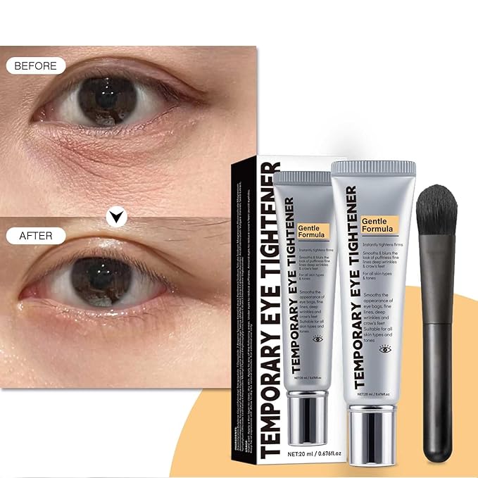 Temporary Eye Tightener, Perfection Primer Tightener Eye Cream, Instant Eye Tightener Easy-Wear Formula – Ultimate Lift & Smooth Finish 20mL/0.676OZ