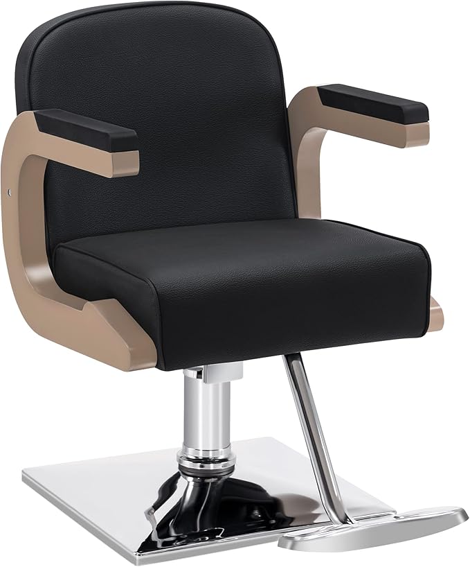 BarberPub Modern Salon Chair for Hair Stylist,Hydraulic Barber Styling Chair,Beauty Salon Spa Equipment 9210