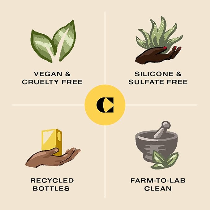 Ceremonia Guava Rescue Spray Superfruit Guava Detangler with UV & Heat Protection, 6.7 Fl Oz | 200 mL