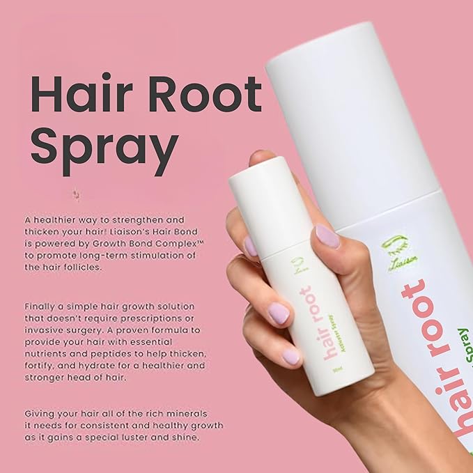 Hair Root Activator Spray for Women - Volumizing & Thickening Formula for Fast Growth,Strengthens Follicles & Promotes Healthy Hair - Reduces Thinning and Breakage