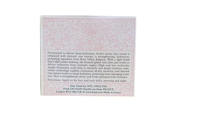 Rose Deep Hydration Face Cream by Fresh for Women - 1.6 oz Cream