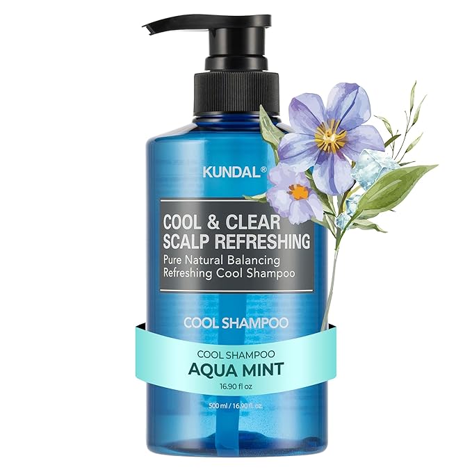Kundal Cool & Clear Ice Boosting, Cool Body Wash, Aqua Mint, 16.9 fl oz (500 ml)