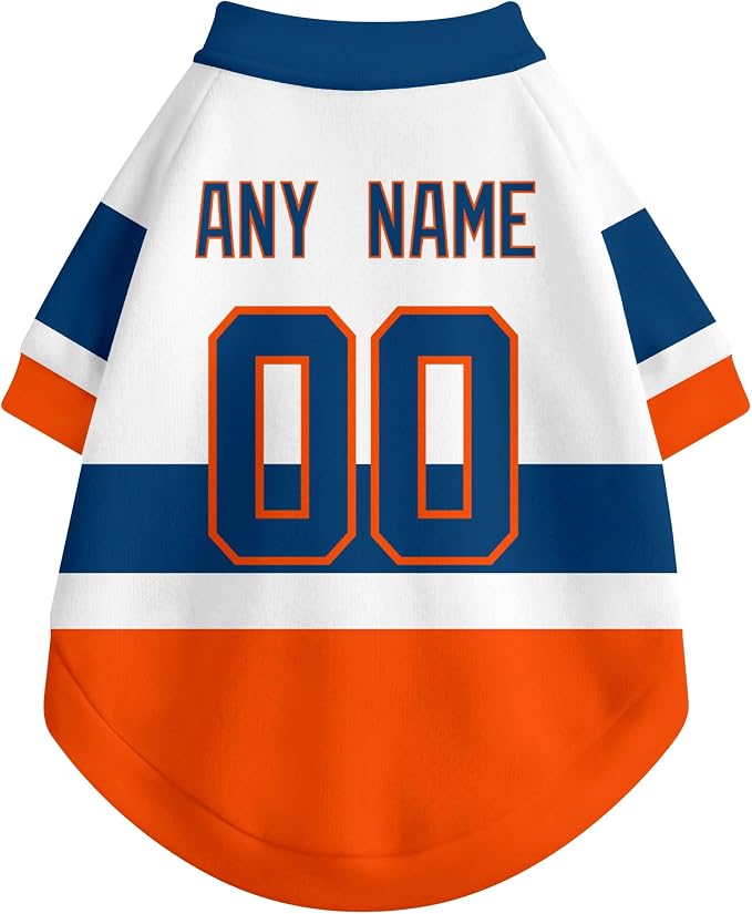 New York Dog Clothes Personalized Pet T Shirt for Dogs Gift | Custom Name Number Jersey Style Pet Shirt for Dog