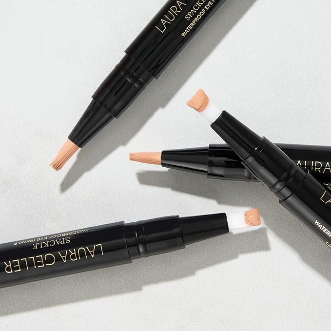 LAURA GELLER NEW YORK Waterproof Eye Spackle Eye Shadow Primer- Reduces the Appearance of Fine Lines-Lasts All Day -Universal