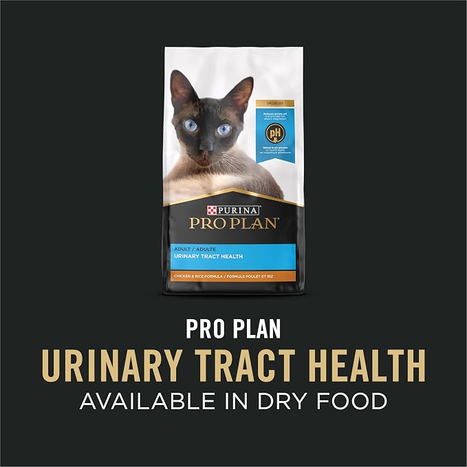 Purina Pro Plan Urinary Cat Food Wet Variety Pack Urinary Tract Health Ocean Whitefish,Chicken,Turkey and Giblets - 3 oz. Cans,(Pack of 48)