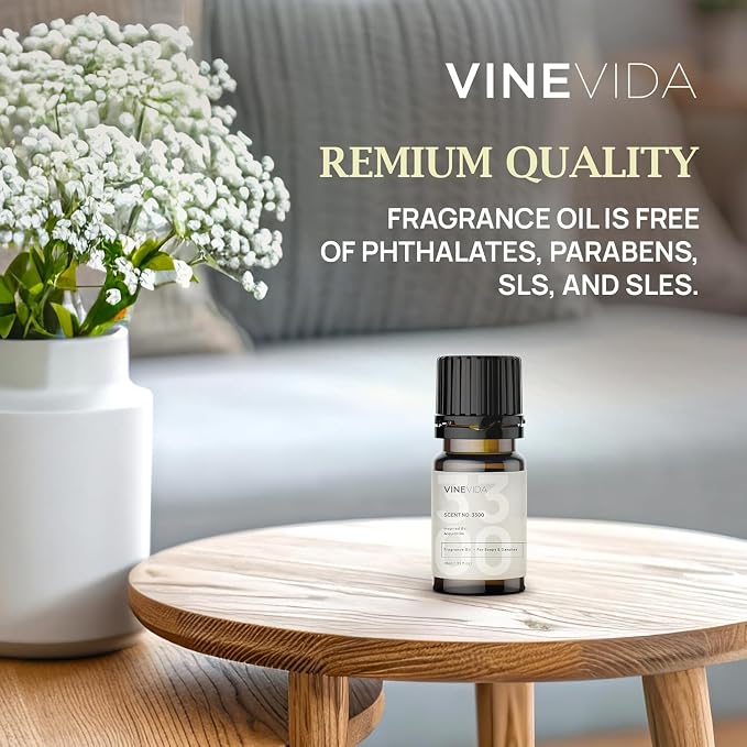 VINEVIDA [Set of 8] Spa Scents for Candle Making, Made in USA Candle Fragrance Oil, Soap Making Essential Oils, Diffuser Oil Scents