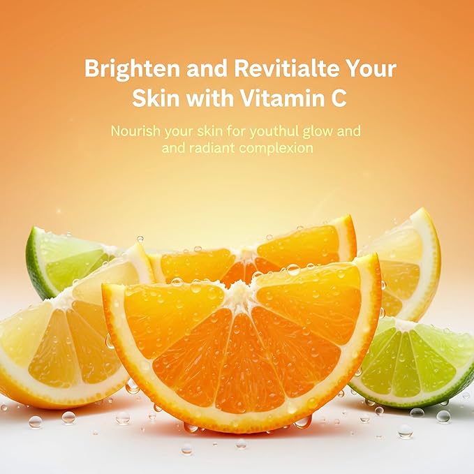 Vitamin C Skincare Set for Women – 6-Piece Hydrating Face Care Kit, Anti-Aging Routine & Moisturizing Skincare Gift Set for All Skin