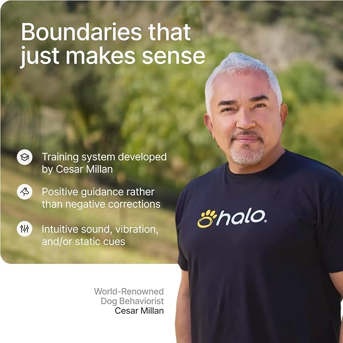 Halo Collar 5 GPS Wireless Dog Fence, Ranger | Keep Your Dog Safe with Custom Boundaries, Real-Time Tracking, and Instant Alerts at Home, Away, or Off-Grid