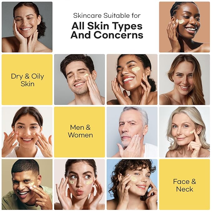 Retinol Cream for Face Anti Aging: Wrinkle Cream for Face Neck with Collagen Hyaluronic Acid - Night Moisturizer for Men Women - Facial Skin Care Gift for Mom Dad Sister