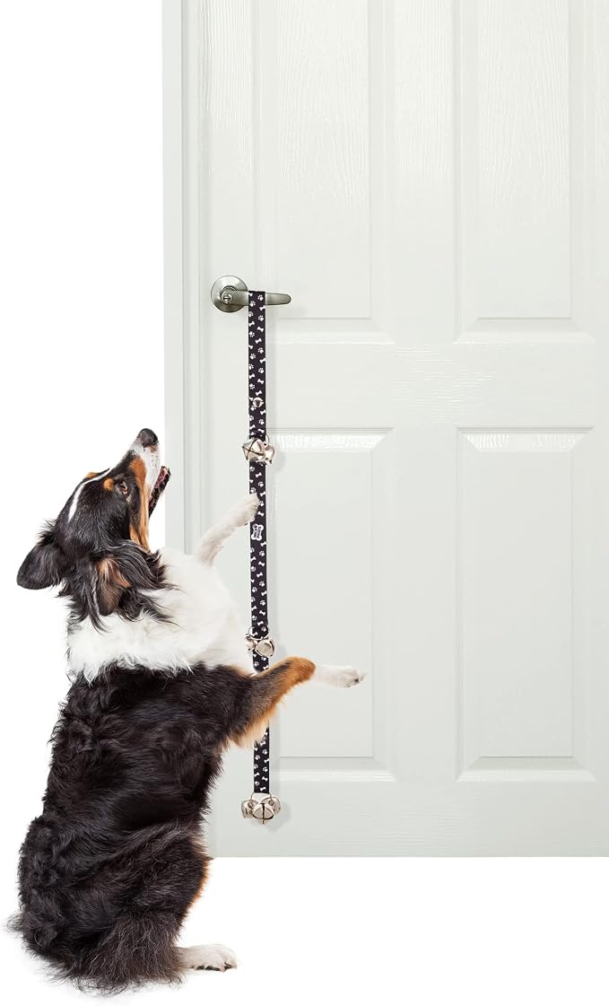 Dog Door Bell - 7 Extra Loud Dog Door Bells for Potty Training - Durable, Chew-Resistant Potty Dog Bells for Dogs Adjustable Length, Puppy-Friendly for Easy Communication