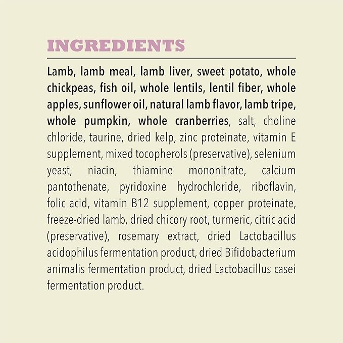 ACANA Singles Limited Ingredient Dry Dog Food Lamb & Apple 13lb Bag | Freeze Dried, Grain Free, High Protein, Made in the USA, Includes Probiotics, Omega-3 Fatty Acids, Limited Ingredient