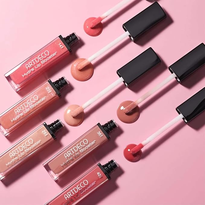 ARTDECO Hydra Lip Booster - Translucent Mauve - Hydrating Lip Gloss with Boosting Effect - Hint of Color & Beautiful Shine - Non-Sticky Finish - Lip Care - Lip Oil - Makeup - Hyaluron - 0.21 Fl Oz
