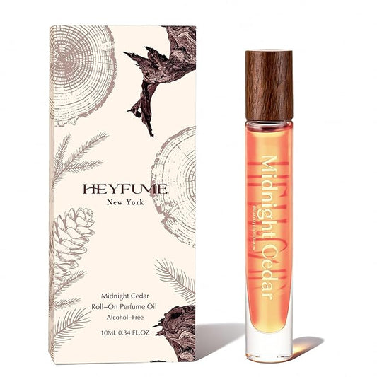 Sandalwood Perfume Roll Fragrance - Long-Lasting Eau de Parfumt Travel Size 0.41 fl oz for Men & Women