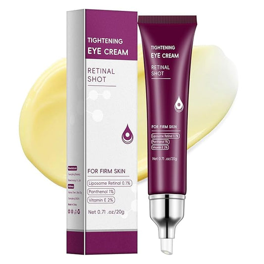 Eye Cream Stick, Retinol Eye Cream for Dark Circles, Vitamin E Hyaluronic Acid for Puffiness Anti Aging, Anti-Wrinkle Firming, Hydrating & Revitalizing Eye Creams for Men & Women