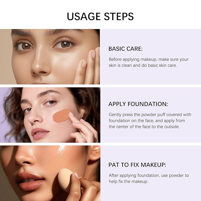 Foundation for Mature Skin–Hydrating Age-Defying Makeup Coverage Balm Foundation, Non-Settling Formula for Older Women, Blurs Fine Lines, Satin Finish for All Skin Types (Medium)