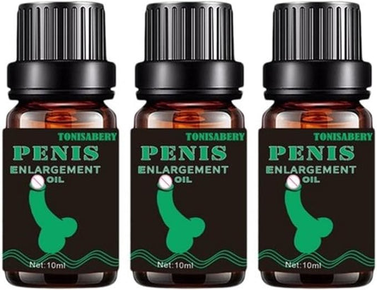 Extra Strength Men Increase Male Enlarger Oil Growth Oil Crazy Life Oil 10ml Male Enlargement Oil 10ml by Tonisabery (Pack of 3)