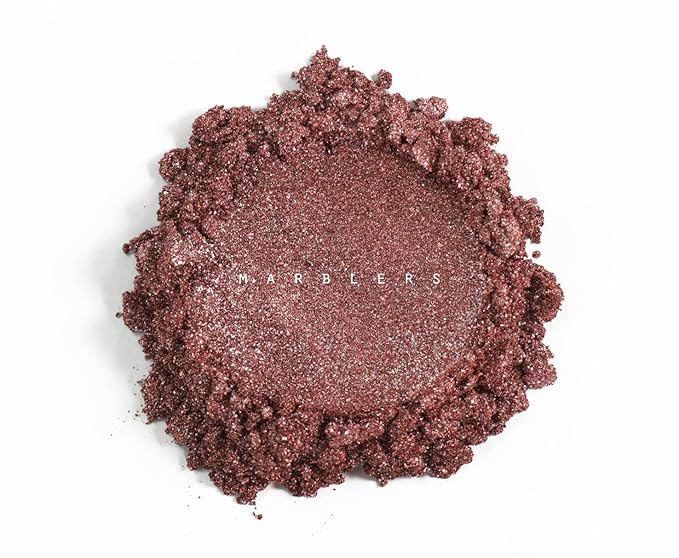 MARBLERS Chunky Natural Mica Powder [Jasper Pearl] 0.11oz (3g) | Highly Pigmented | Non-Toxic, Vegan, Cruelty-Free | Eyeshadow, Body Butter, Nail Polish, Nail Art | Party, Body, Face Makeup