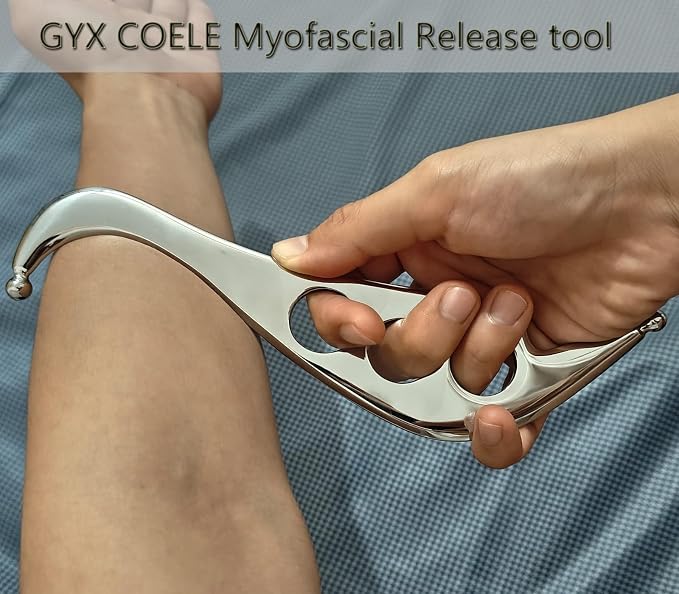 Muscle Scraper Tool Set, 4-Piece Stainless Steel IASTM Tools, Professional Scraping Tool Physical Therapy Massage Kit