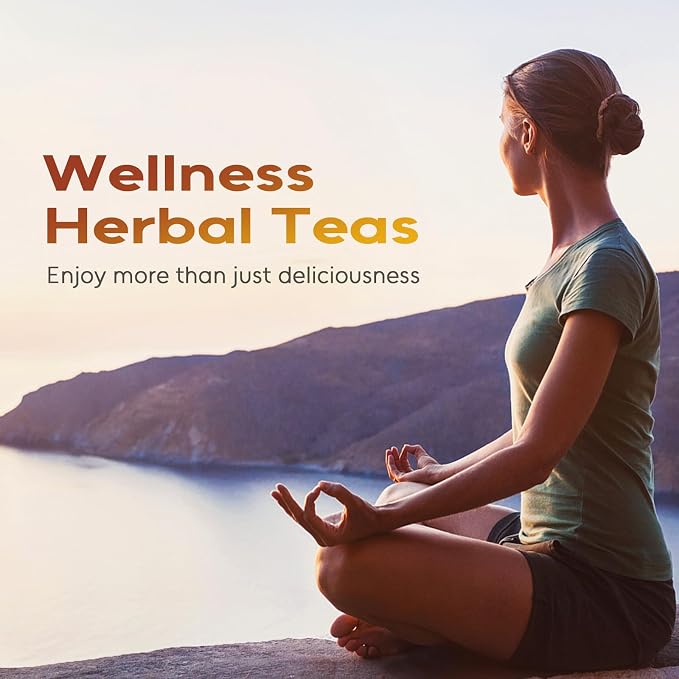 FullChea - Rooibos Tea Bags, 60 Counts - Premium South African Natural Rooibos - Non-GMO - Caffeine-Free - Antioxidant-Rich & Supports Digestion