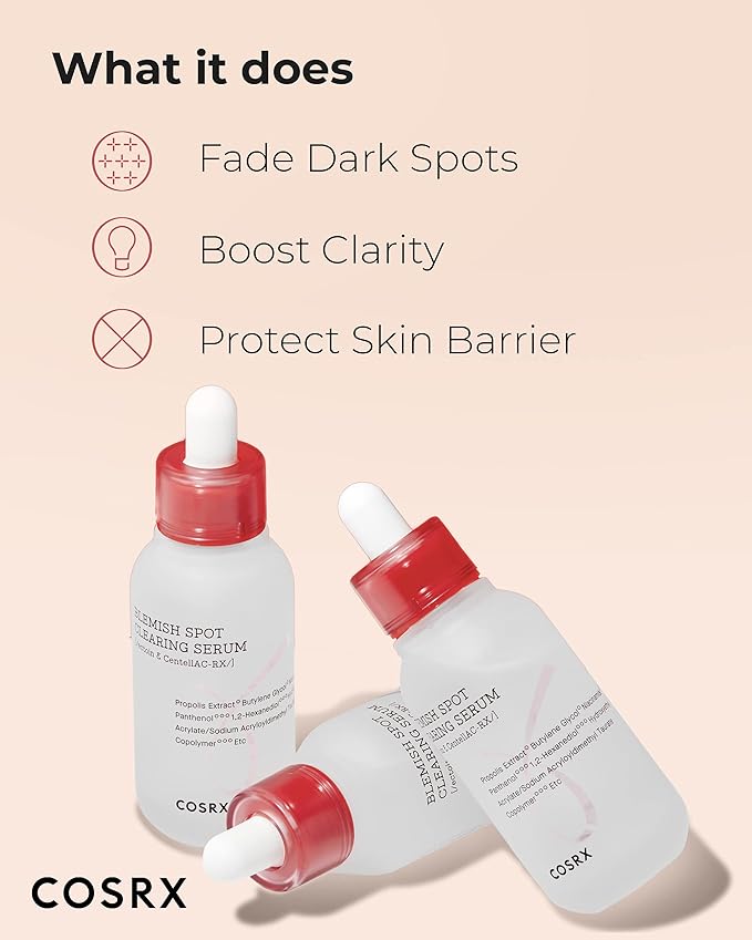 COSRX AC Collection Blemish Spot Clearing Serum, 40ml / 1.35 fl.oz | Centella, Niacinamide, EGF Serum | Cruelty Free, Paraben Free, Korean Skin Care
