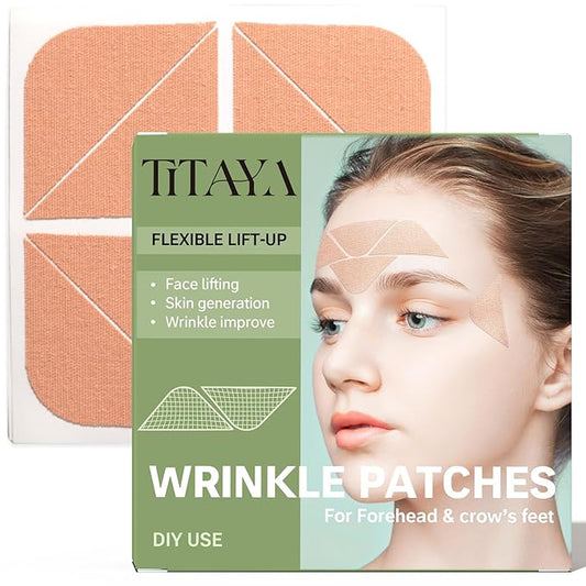 Forehead Wrinkle Patches 160PCS Versatile Smile Line Patches,Bio Cotton Facial Wrinkle Patches,Face Tape for Wrinkles Overnight Between Eyebrows Frown 11 Eye Lip,Self Care Gifts for Women/Men