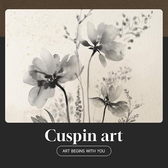 Framed Vintage Rustic Farmhouse Botanical Floral Wall Art, 4 Piece 11x14 In | Retro neutral flower pictures, Waterproof canvas prints, Ready to hang artwork, Kitchen bedroom hallway wall decor