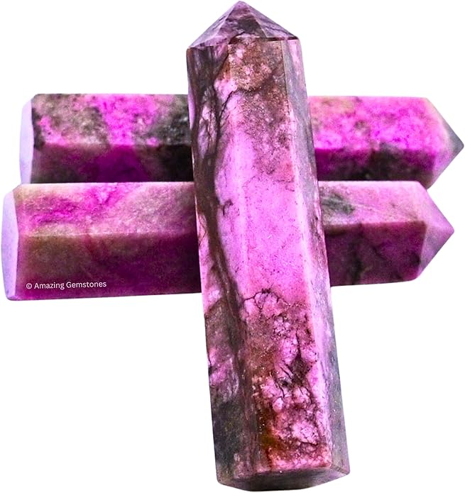 Amazing Gemstone Crystal Points Bulk Healing Crystals & Stones - Premium Single Terminated Healing Wand Point Bulk Crystals for Crafts, Crystal Grid, DIY Work