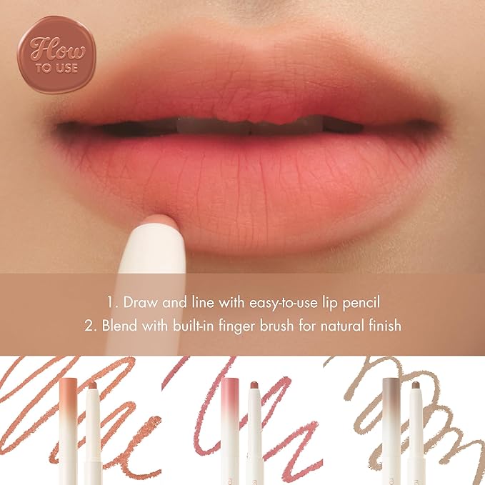 rom&nd Lip Mate Pencil (6 shades, 0.5g) (04 Fig Breeze)