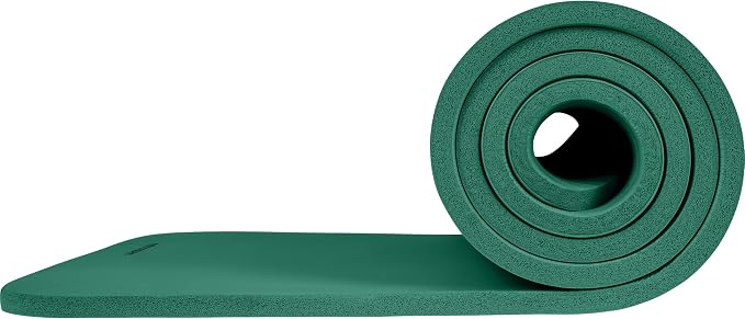 Retrospec Solana Yoga Mat Thick 1/2in Non-Slip Workout Mat with Nylon Strap - 72x24in Exercise Mat for Pilates, Stretching & Fitness - BPA Free, Easy Clean