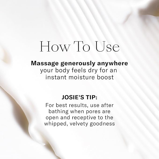 Josie Maran Whipped Body Butter - Skin Firming Body Cream with Argan Oil, Whipped Shea Butter, Avocado Oil & Essential Fatty Acids - Radiance-Boosting Skincare - Juicy Peach (2 Fl oz)